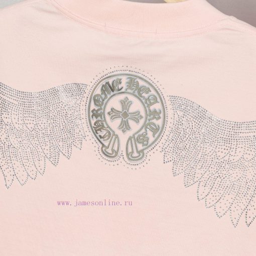 The Front And Back Of The CHROME HEARTS Short Sleeved T-shirt Feature High-end Hot Stamping And x8fwmq7i - Image 5