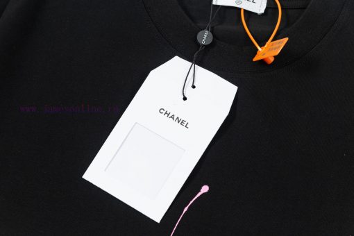 CHANEL Color Handmade Graffiti Hand-painted Short Sleeved T-shirt Fabric Adopts Customized Dyei j0nqm3o3 - Image 5