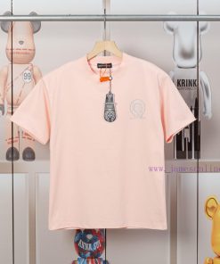 The Front And Back Of The CHROME HEARTS Short Sleeved T-shirt Feature High-end Hot Stamping And 3t1wu68w