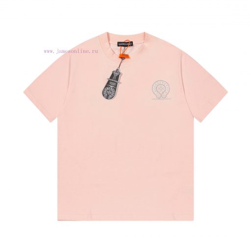 The Front And Back Of The CHROME HEARTS Short Sleeved T-shirt Feature High-end Hot Stamping And lj0dul7x