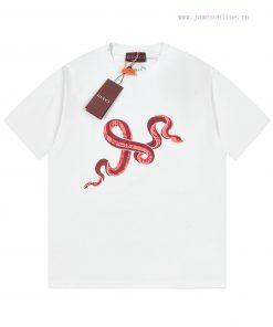 GUCCi Letter Printed Embroidered Rhinestone Short Sleeved T-shirt Made Of Ice Feeling Nylon Pur 352ycqpt