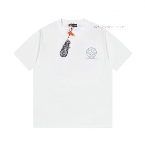 The Front And Back Of The CHROME HEARTS Short Sleeved T-shirt Feature High-end Hot Stamping And 8vsiw8p0 - Image 2
