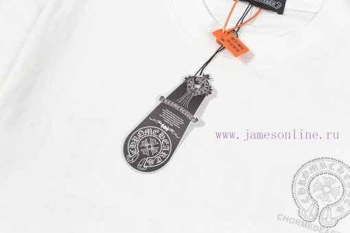 The Front And Back Of The CHROME HEARTS Short Sleeved T-shirt Feature High-end Hot Stamping And 8vsiw8p0 - Image 4