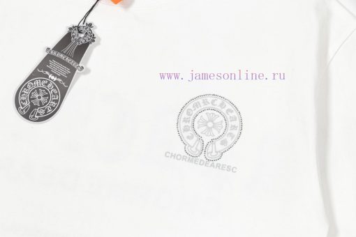 The Front And Back Of The CHROME HEARTS Short Sleeved T-shirt Feature High-end Hot Stamping And 8vsiw8p0 - Image 5