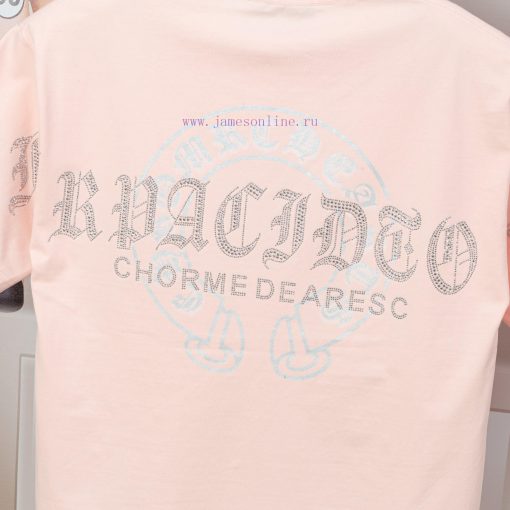 The Front And Back Of The CHROME HEARTS Short Sleeved T-shirt Feature High-end Hot Stamping And 3t1wu68w - Image 6