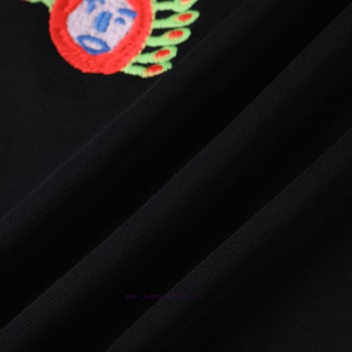 LV Louis Spring/Summer New Embroidered Short Sleeves Made Of High Quality Heavy Duty Double Yar 62fyi5om - Image 9