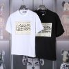 LV Louis Printed Embroidered New Short Sleeve Made Of High Quality Nylon Smooth Pure Cotton Fab 4z8zptzp