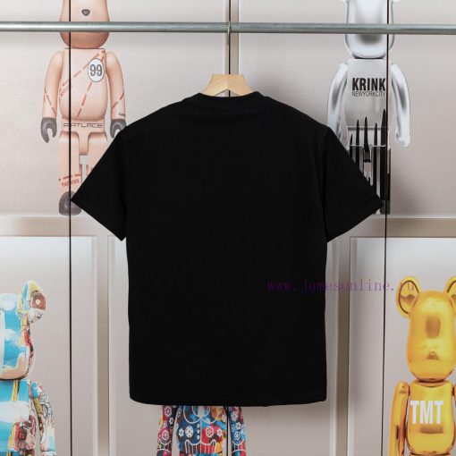 Dior DIOR's New Towel Embroidered Short Sleeved T-shirt Made Of High-quality Nylon And Pure Cot tu8labt9 - Image 3