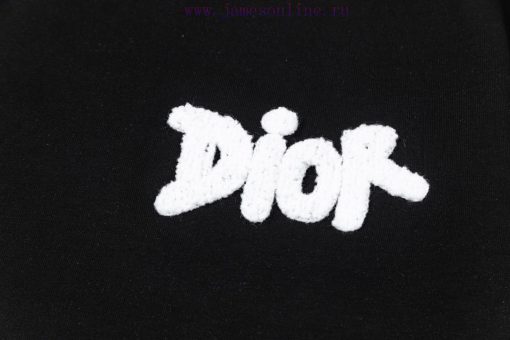 Dior DIOR's New Towel Embroidered Short Sleeved T-shirt Made Of High-quality Nylon And Pure Cot dpk81sdd - Image 8