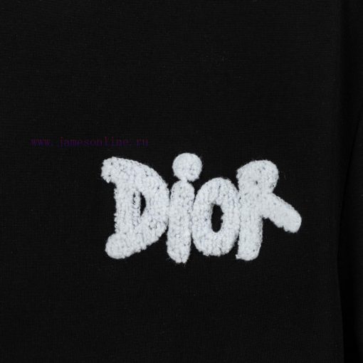 Dior DIOR's New Towel Embroidered Short Sleeved T-shirt Made Of High-quality Nylon And Pure Cot tu8labt9 - Image 10
