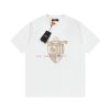 FENDI Spring/Summer New Embroidered Casual Short Sleeve T-shirt Detail Original Mold Opening Th xsgdjqcv