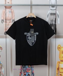FENDI Spring/Summer New Embroidered Casual Short Sleeve T-shirt Detail Original Mold Opening Th rou7dpbu
