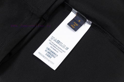 LV Louis Embroidered New Short Sleeves Made Of High Quality Nylon Smooth Pure Cotton Washed Fab qfp9c7bj - Image 10