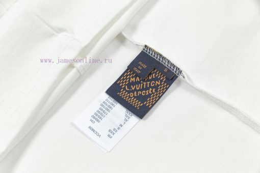 LV Louis Early Spring Bead Embroidered New Short Sleeve T-shirt Made Of High-quality Nylon And 2hhti3er - Image 9