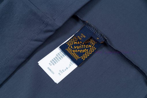 LV Louis Early Spring Bead Embroidered New Short Sleeve T-shirt Made Of High-quality Nylon And xfkach05 - Image 9