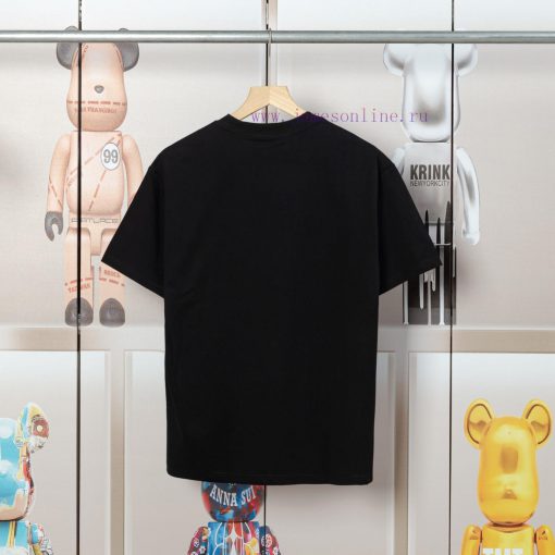 Dior DIOR's New Embroidered Short Sleeved T-shirt Made Of High-quality Nylon And Pure Cotton Wi ne7eexpp - Image 3