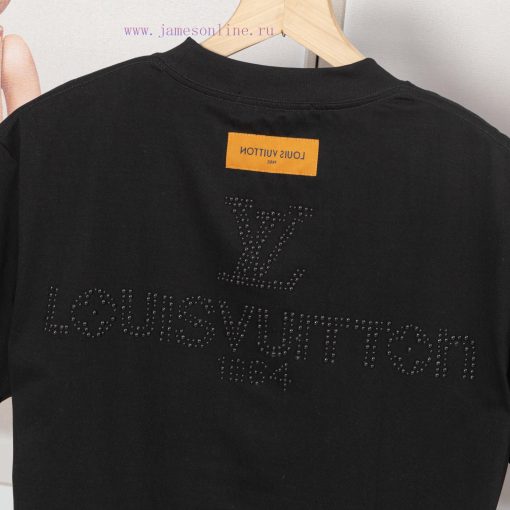 LV Lulu's Early Spring Pearl Jacquard Pressed Bead New Short Sleeved T-shirt Made Of High-quali ff4o4av6 - Image 8