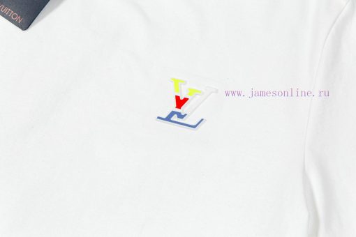 LV Luyi Donkey's Early Spring Embossed Jacquard And Pressed Color Strip New Short Sleeved T-shi bl4u11i9 - Image 5