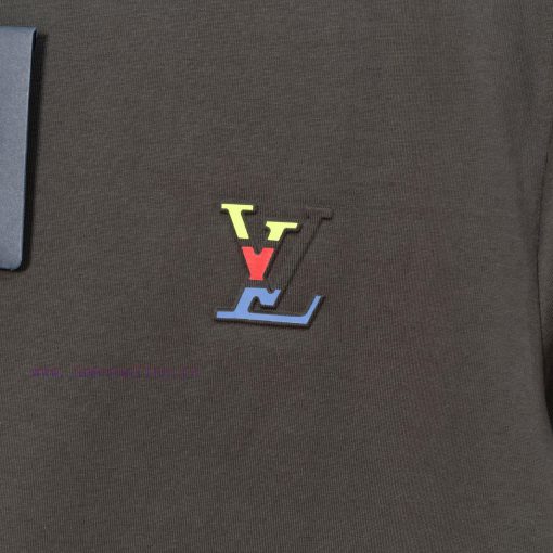 LV Luyi Donkey's Early Spring Embossed Jacquard And Pressed Color Strip New Short Sleeved T-shi i9ygx7ct - Image 7