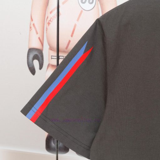 LV Luyi Donkey's Early Spring Embossed Jacquard And Pressed Color Strip New Short Sleeved T-shi i9ygx7ct - Image 8