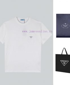 Prada Spring/Summer Chest Pocket Short Sleeve T-shirt Available For Purchase On The Official We zmg92qu3
