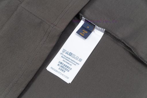 LV Luyi Donkey's Early Spring Embossed Jacquard And Pressed Color Strip New Short Sleeved T-shi miuxomkz - Image 10