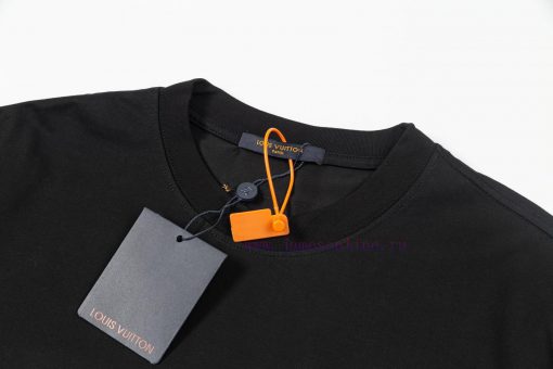 LV Luyi Donkey's Early Spring Embossed Jacquard And Pressed Color Strip New Short Sleeved T-shi pk5cojj5 - Image 5