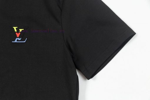 LV Luyi Donkey's Early Spring Embossed Jacquard And Pressed Color Strip New Short Sleeved T-shi pk5cojj5 - Image 7