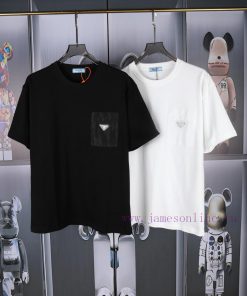 Prada Spring/Summer Chest Pocket Short Sleeve T-shirt Available For Purchase On The Official We auub7yeb