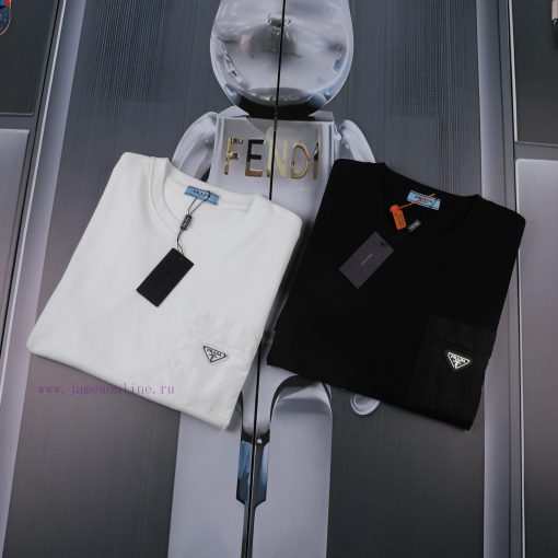 Prada Spring/Summer Chest Pocket Short Sleeve T-shirt Available For Purchase On The Official We 1z40gxsd - Image 5