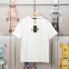 FENDI Spring/Summer New Embroidered Casual Short Sleeves Detail Original Mold Opening Synchroni eqfv62qy