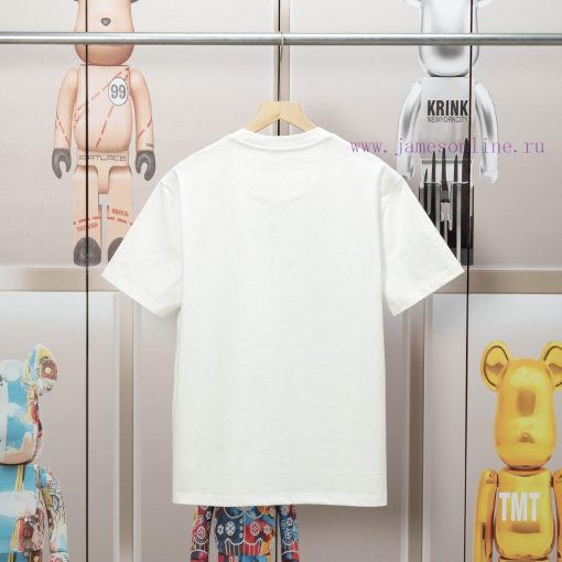 FENDI Spring/Summer New Embroidered Casual Short Sleeves Detail Original Mold Opening Synchroni eqfv62qy - Image 3