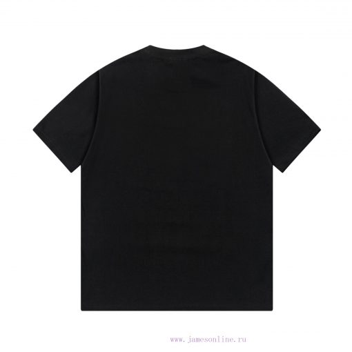 FENDI Spring/Summer New Embroidered Casual Short Sleeves Detail Original Mold Opening Synchroni dmec7uiq - Image 3