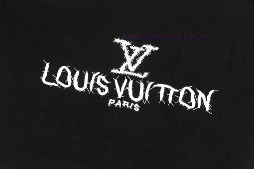 LV Louis Embroidered New Short Sleeves Made Of High Quality Nylon Smooth Pure Cotton Washed Fab w3jza2kq - Image 6
