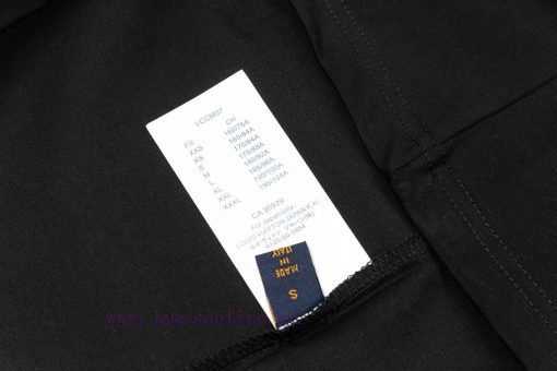 LV Louis Embroidered New Short Sleeves Made Of High Quality Nylon Smooth Pure Cotton Washed Fab w3jza2kq - Image 10