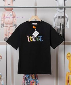 LOEWE's New Towel Embroidered T-shirt Features High-quality Heavy-duty Double Yarn And Smooth P i8lyauw9