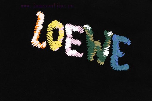 LOEWE's New Towel Embroidered T-shirt Features High-quality Heavy-duty Double Yarn And Smooth P 4qpy251k - Image 6