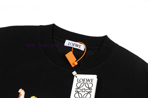 LOEWE's New Towel Embroidered T-shirt Features High-quality Heavy-duty Double Yarn And Smooth P 4qpy251k - Image 7