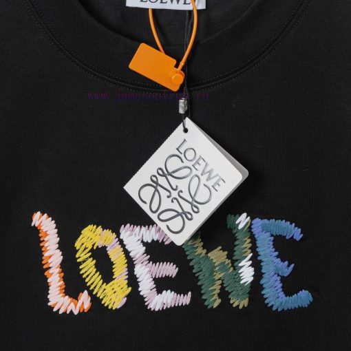 LOEWE's New Towel Embroidered T-shirt Features High-quality Heavy-duty Double Yarn And Smooth P i8lyauw9 - Image 7