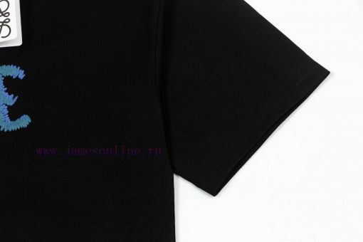 LOEWE's New Towel Embroidered T-shirt Features High-quality Heavy-duty Double Yarn And Smooth P 4qpy251k - Image 8