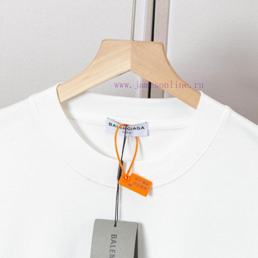 Balenciaga Balenciaga Handmade Graffiti And Hand-painted Short Sleeved Patterns Are Printed Han 7negqns9 - Image 4