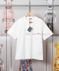 Prada Prada Spring And Summer Chest Pocket Short Sleeved T-shirt Available For Customized Prada 88528gk5