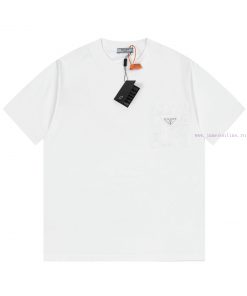 Prada Prada Spring And Summer Chest Pocket Short Sleeved T-shirt Available For Customized Prada iqyludgh