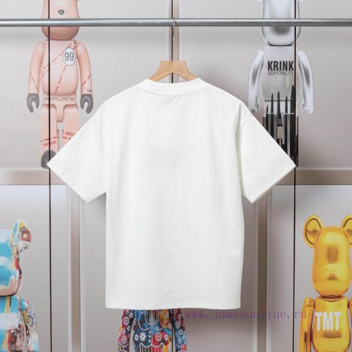 Prada Prada Spring And Summer Chest Pocket Short Sleeved T-shirt Available For Customized Prada 8npbft69 - Image 3