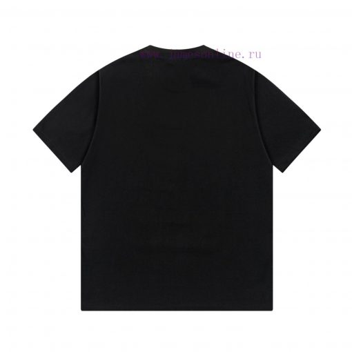 Burberry Logo Embroidered Logo Short Sleeved T-shirt Original Mold High-quality Pure Cotton Wit 941mg5xy - Image 3