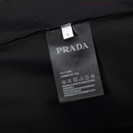 Prada Prada Spring And Summer Chest Pocket Short Sleeved T-shirt Available For Customized Prada 88528gk5 - Image 9