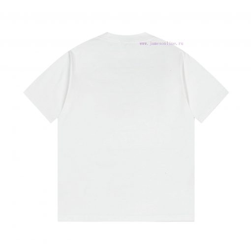 FENDI Spring/Summer New Pocket Printed Casual Short Sleeve T-shirt Detail Original Mold Opening v41b59nw - Image 3