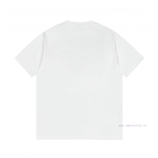 Dior DIOR's New Classic Embroidered Short Sleeved T-shirt Made Of High-quality Nylon And Pure C vl2sr43k - Image 3