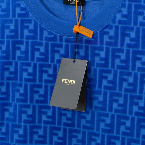 FEWDI. New Velvet Jacquard Casual T-shirt For Spring And Summer Detail Original Mold Opening Fu o6d8lhr4 - Image 5