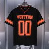 LV Louis' Spring And Summer Full Body Fabric With Printed New Short Sleeves High-quality Heavy- u5t0wxbv